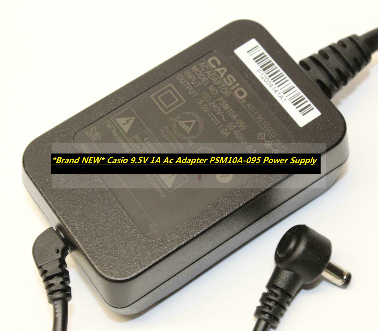 *Brand NEW* Casio 9.5V 1A Ac Adapter PSM10A-095 Power Supply
